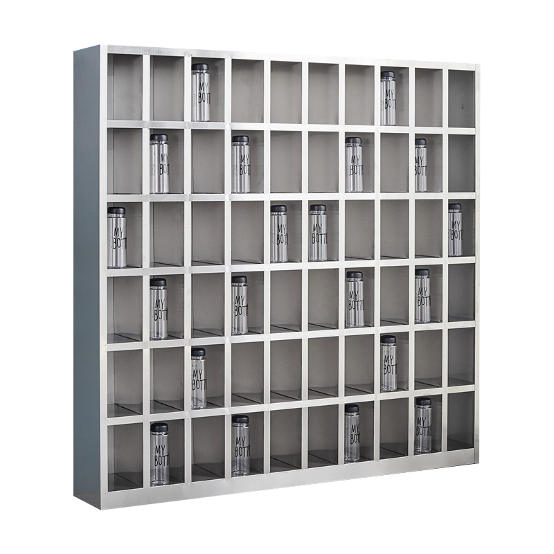 60格不銹鋼水杯柜