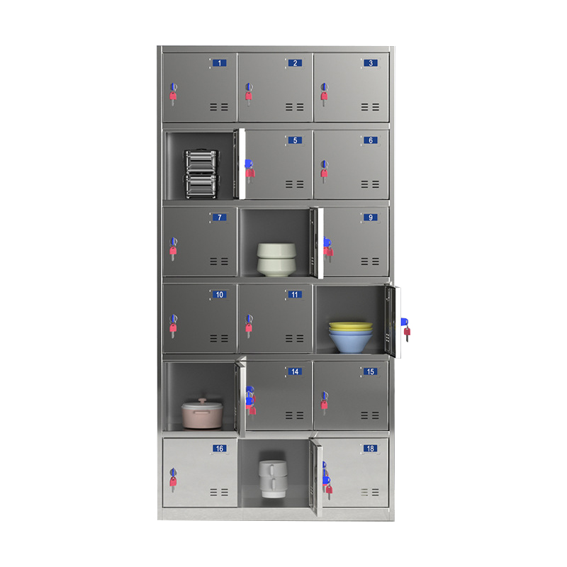 18門不銹鋼碗柜