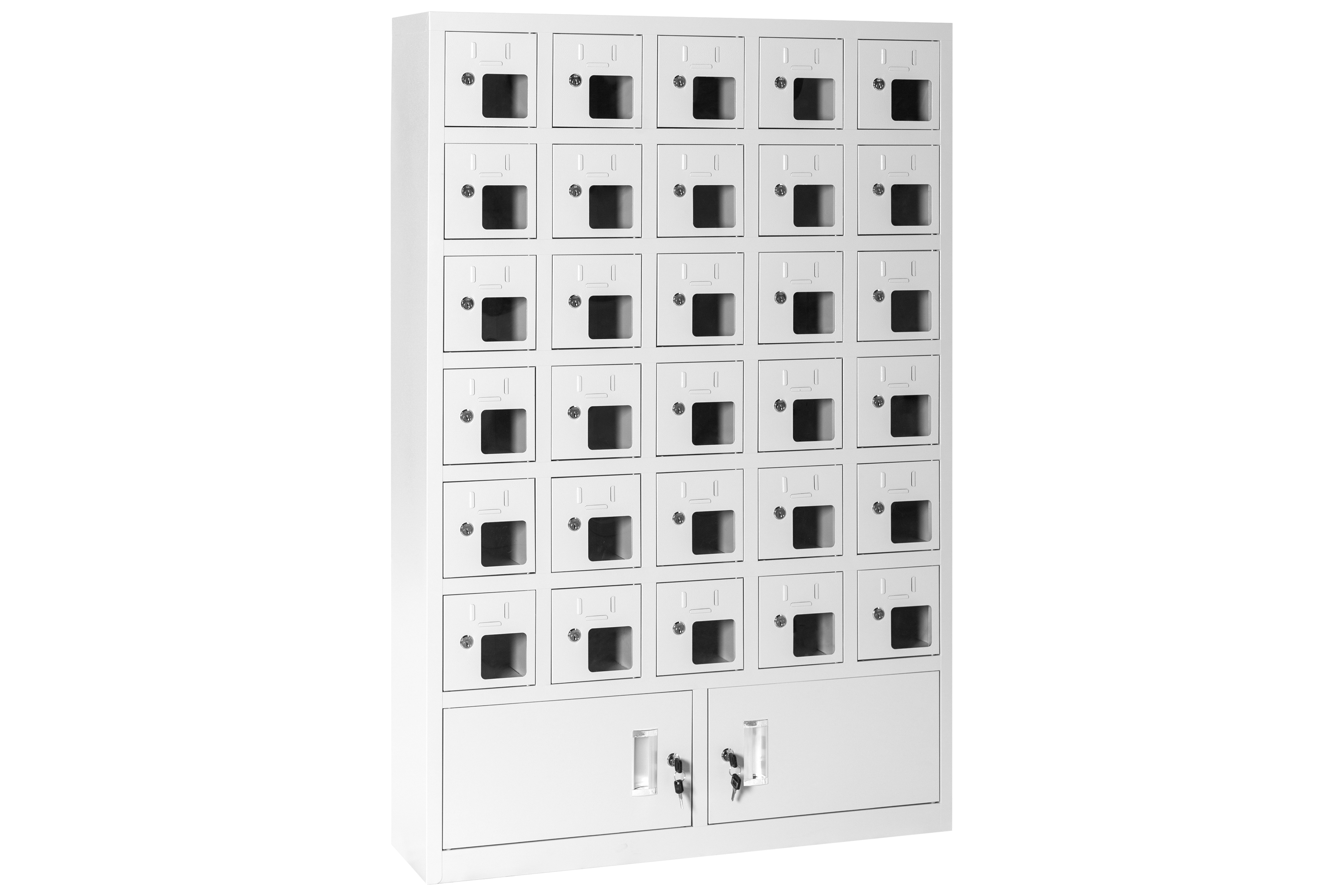 30門亞窗下檔手機存放/充電柜