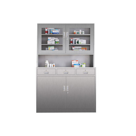 不銹鋼三抽西藥柜