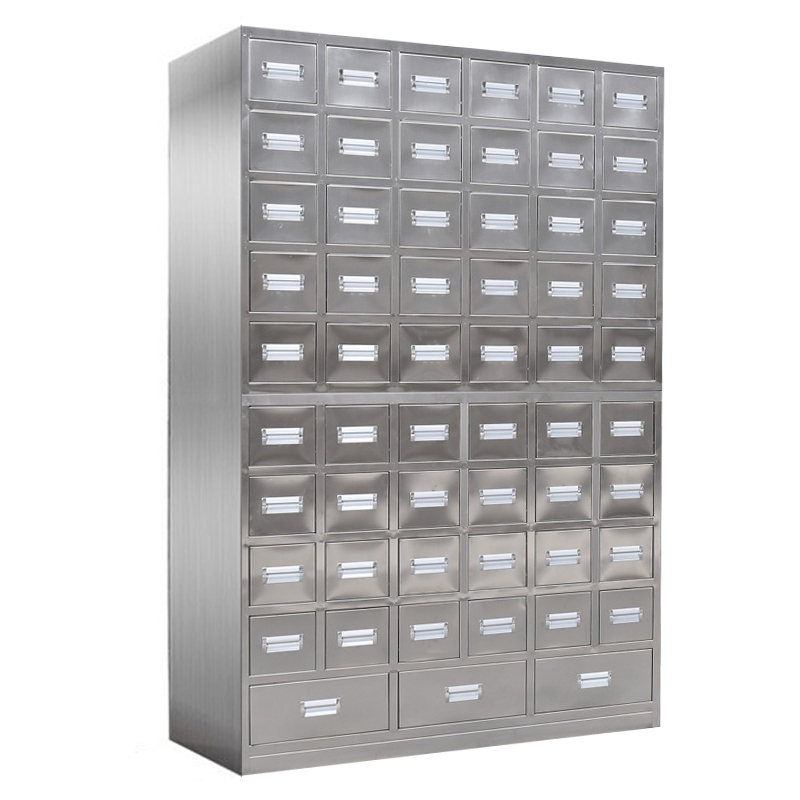 57門不銹鋼中藥柜